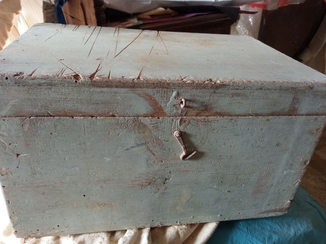 Scatola in legno massello con blocchi