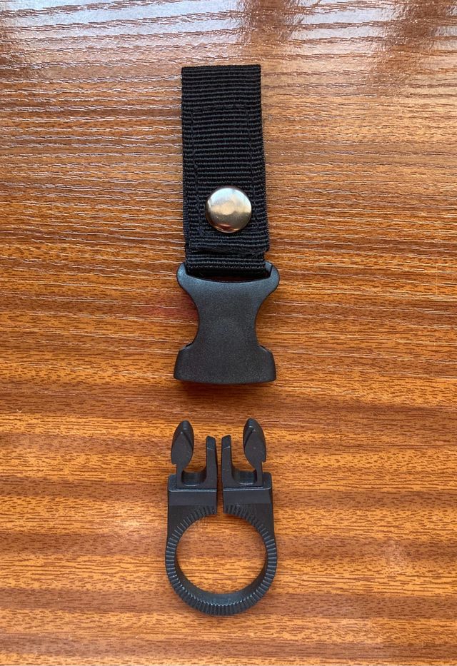 Mosquetón botella de agua