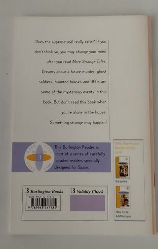 LIBRO MORE STRANGE TALES