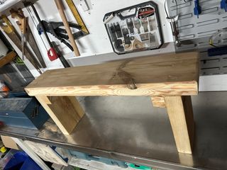 banco, consola, recibidor madera maciza