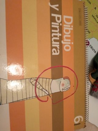 libro de dibujo y pintura de sexto de primaria