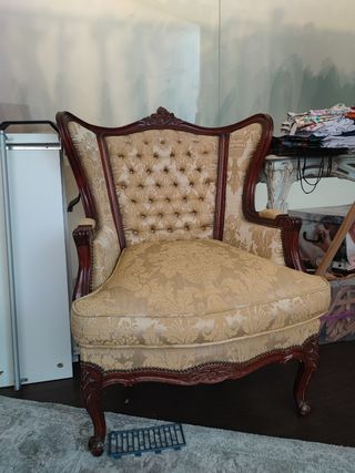 Sofá isabelino 1 plaza