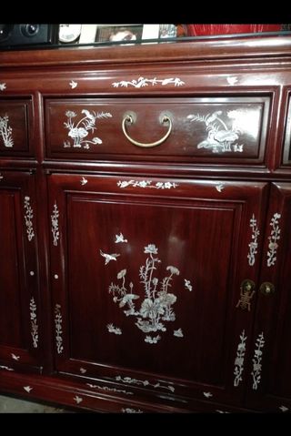 MUEBLES COMEDOR CHINOS NACAR