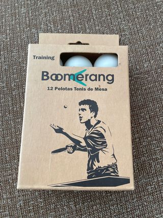 12 pelotas de ping pong