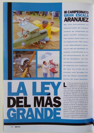 Aeromodelismo AEROTEC Nº38 Policarcov I-15