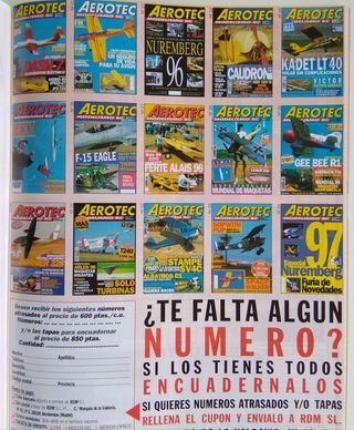 Aeromodelismo AEROTEC Nº38 Policarcov I-15