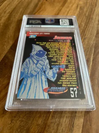 🚀 Topps Chrome Star Wars Jawas 👉 PSA 9