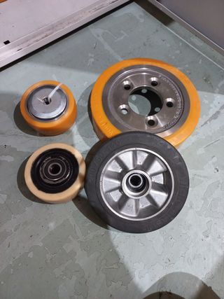 Rodillos traspaleta , apilador .