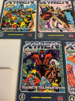 X-men patrulla x tapa blanda vol 1,2,3,4y 5