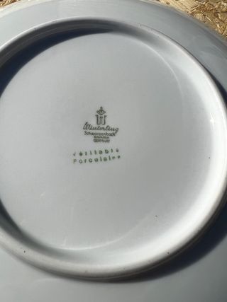 PLATOS PORCELANA CON DELICADAS FLORES. WINTERLING