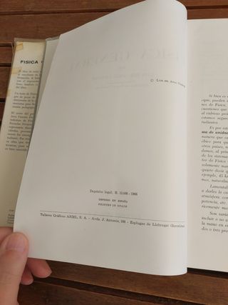 Libro física general de Luis del Arco Vicente