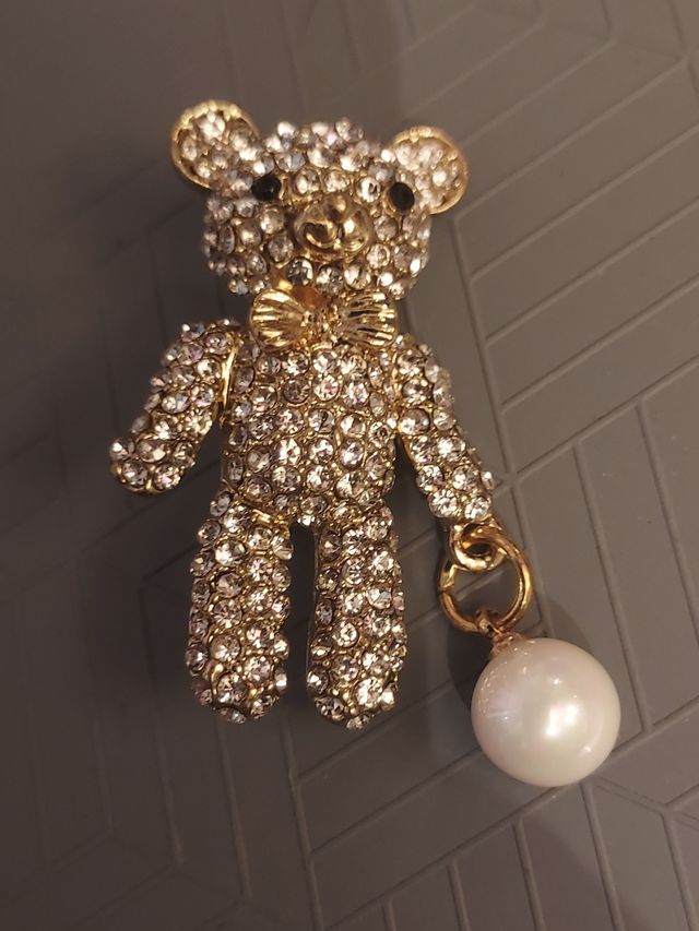 Broche imperdible diseño oso osito joyas mujer