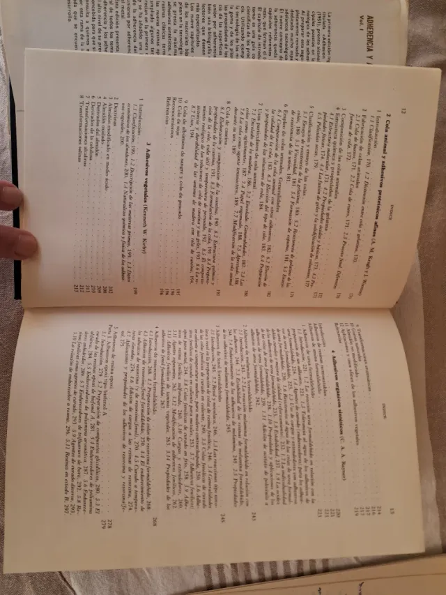 Adherencia y Adhesivos volumen I uno