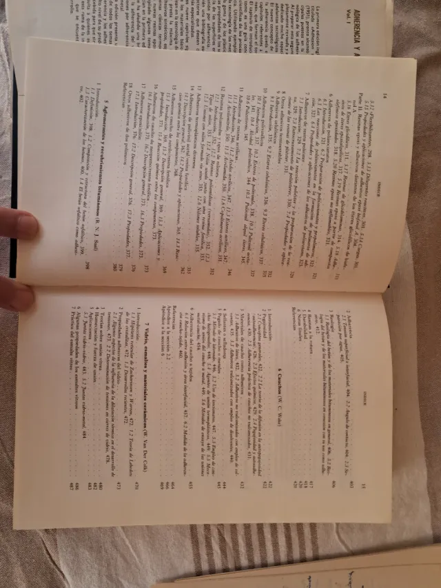 Adherencia y Adhesivos volumen I uno