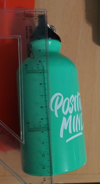 Cantimplora 330 ml Aluminio. Nueva