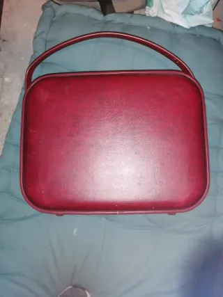 Maletin de Viaje de Cuero Vintage. Calatayud.