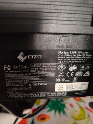 (DUE MONITOR) Eizo FlexScan L568