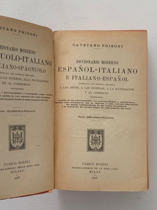 Diccionario antigüo italiano-español