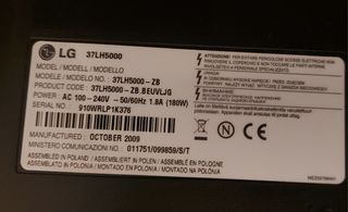 Fuente TV LG 37LH5000