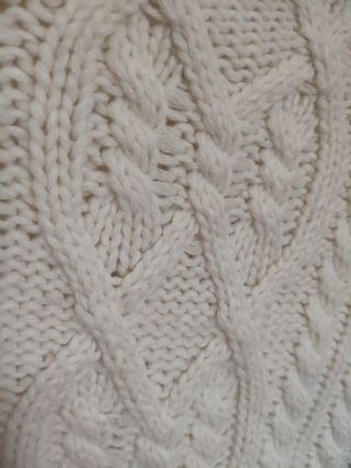 Jersey punto trenzas