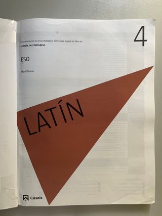 Libro Latin 4eso