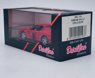 FERRARI 456 GT 1/43 ART. 193 DETAILCARS PLATINIUM