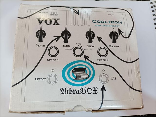 PEDAL PARA GUITARRA VOX COOL TRON VIBRAVOX