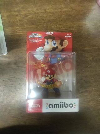Mario Super Smash Bros - Amiibo - Nuevo
