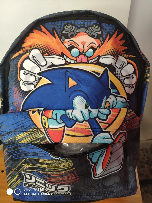 Zaino Scuola Elementare Sonic