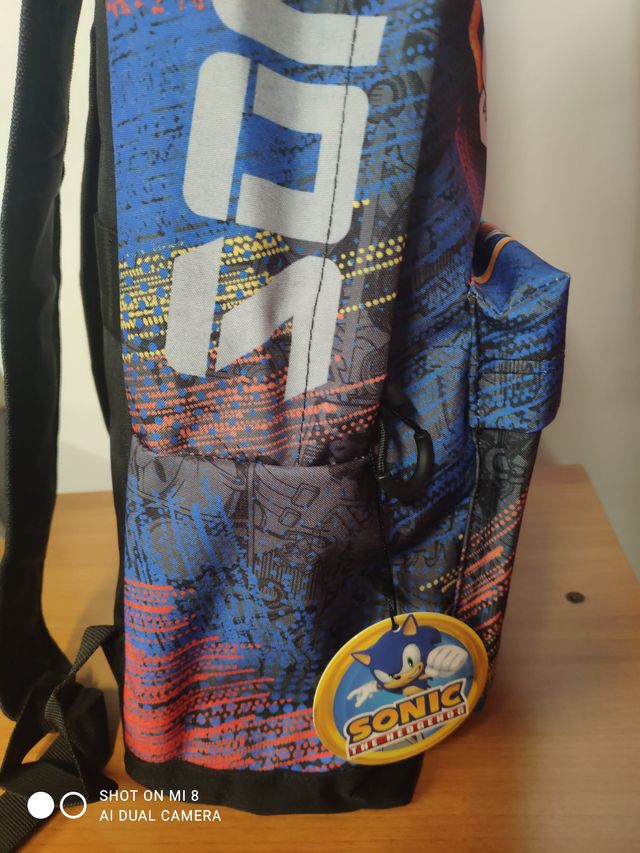 Zaino Scuola Elementare Sonic