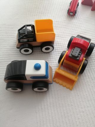lote 3 Coches desmontables madera