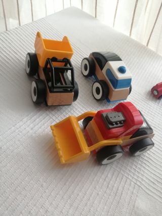 lote 3 Coches desmontables madera