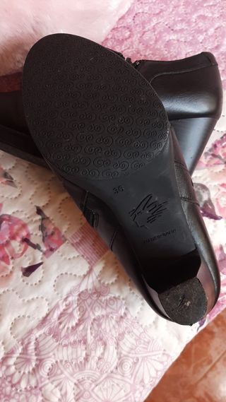 Botines cortos piel talla 36