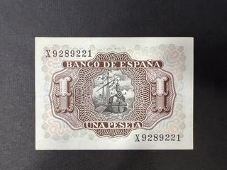 Billete 1 peseta 1953