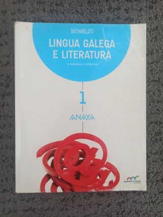 Libro gallego 1 bachillerato anaya