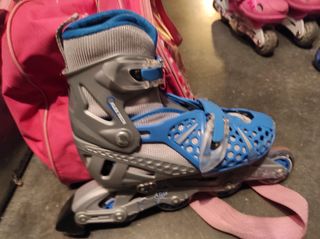 Patines + casco + protecciones
