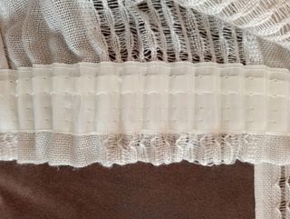 4 cortinas color gris vintage