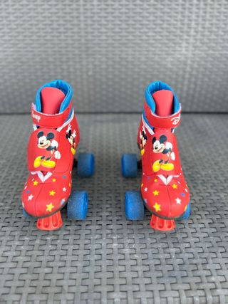 patines bota Mickey 4 ruedas niñ@