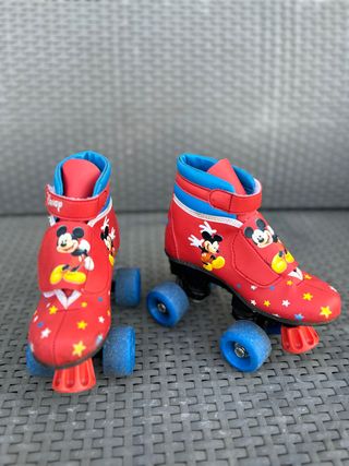 patines bota Mickey 4 ruedas niñ@