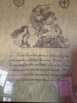 cuadro pintado en seda