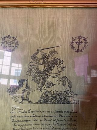 cuadro pintado en seda