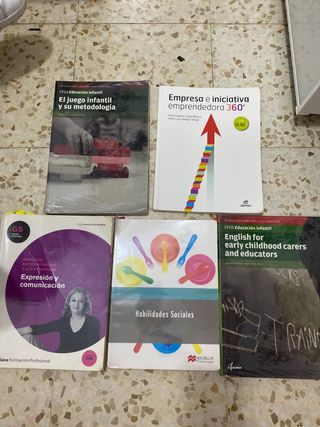 Libros grado superior educación infantil