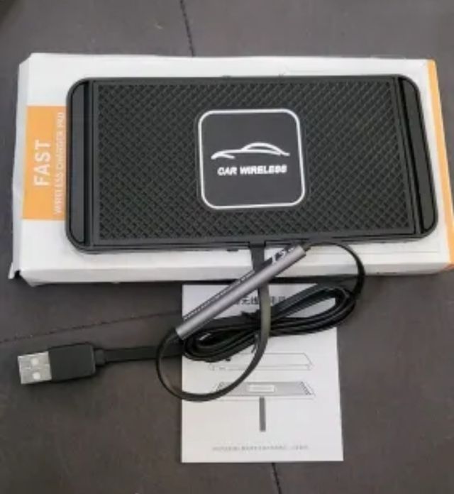 Base Carga inalámbrica Samsung Iphone Coche 