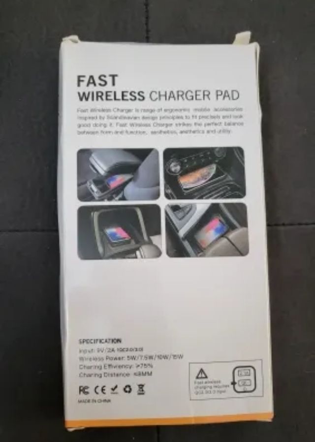 Base Carga inalámbrica Samsung Iphone Coche 