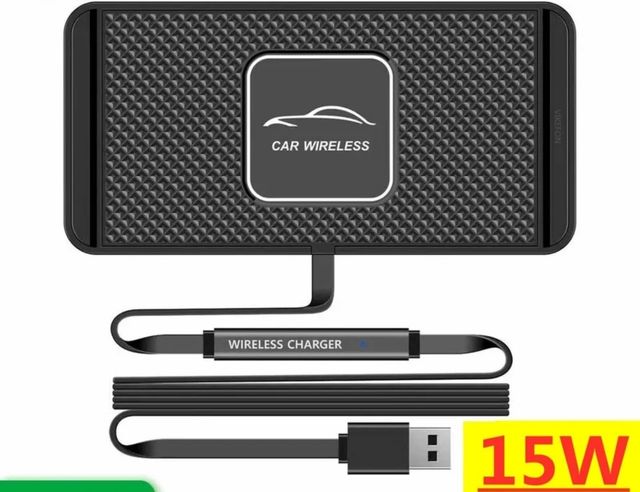 Base Carga inalámbrica Samsung Iphone Coche 