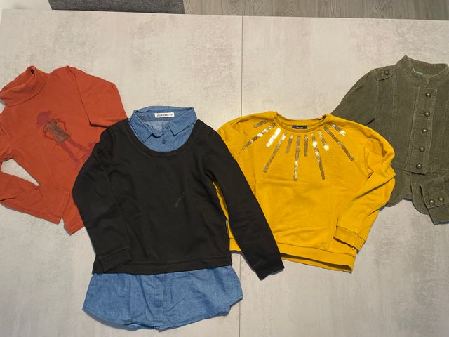 Lote de ropa niña parte de arriba - 6 años