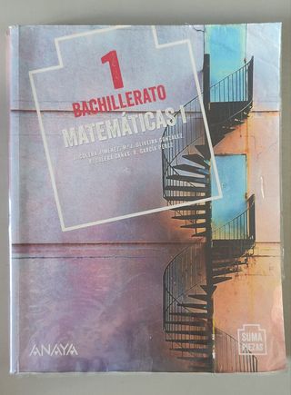 Libro mates 1 Bachillerato