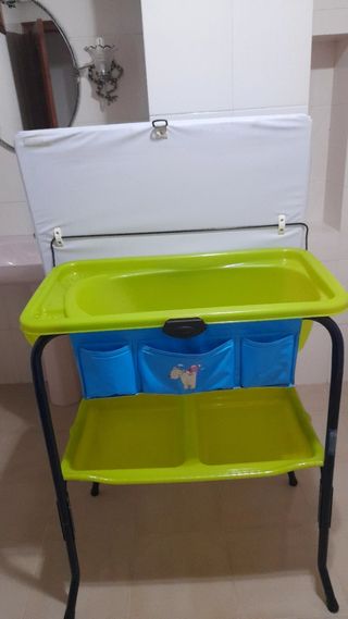 bañera y cambiador