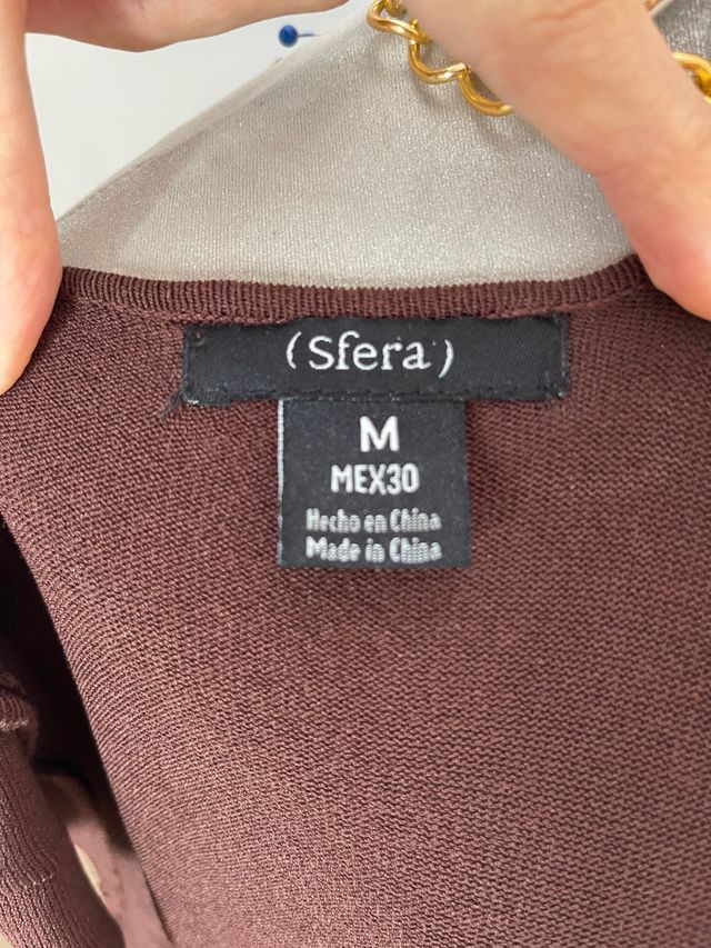 vestido lentejuelas lucra talla M