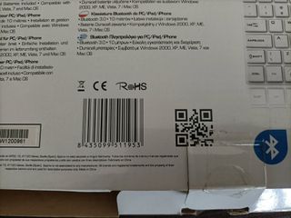 teclado bluetooth para PC/ iPad/ iPhone